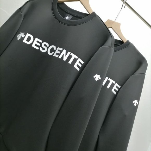 Descente Men's quick-drying casual sports sweater round neck pullover - Picture 2 of 5